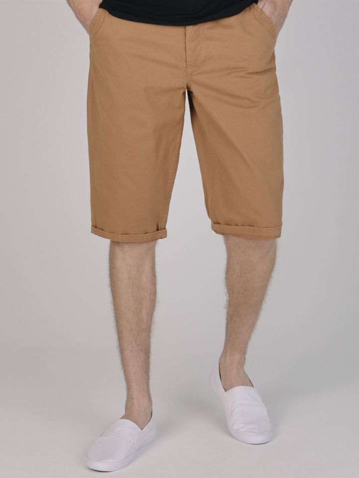 Buy Kangol Men Brown Solid Regular Fit Chino Shorts Shorts for