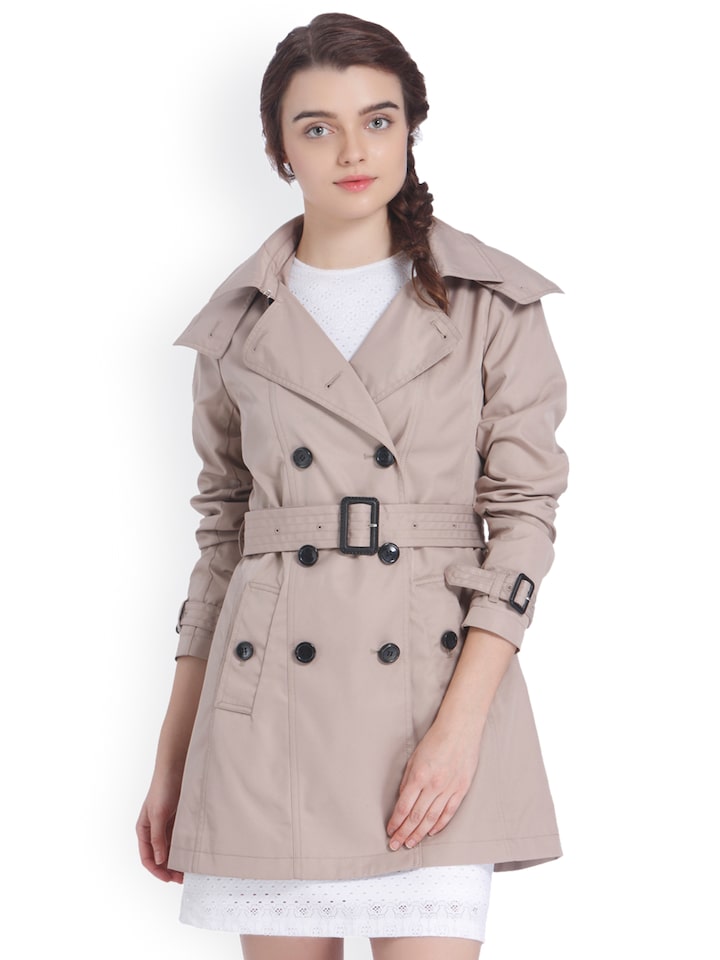 Black/White M Vero Moda Trench coat WOMEN FASHION Coats Trench coat Print discount 62% 