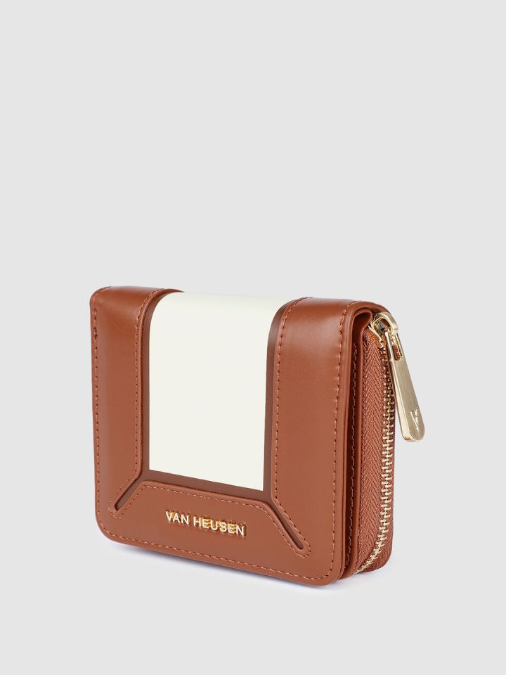 Van Heusen Women Colourblocked Two Fold Wallet