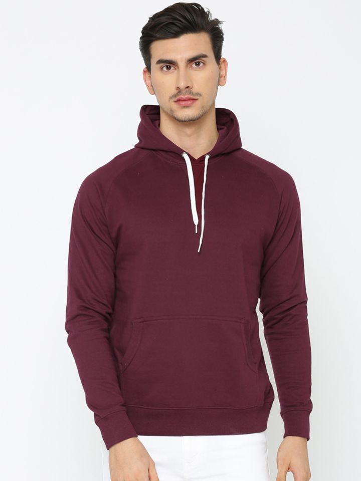 men maroon sweatshirt