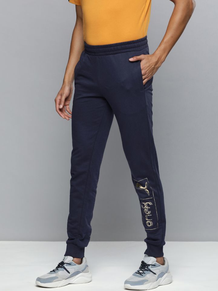 Mens online gold joggers
