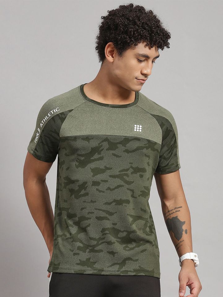 Camouflage t shirt myntra cheap