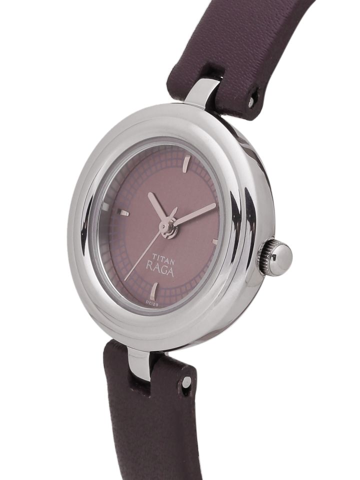 Buy Titan Women Gunmetal Toned Analogue Watch 2498SL02 Watches
