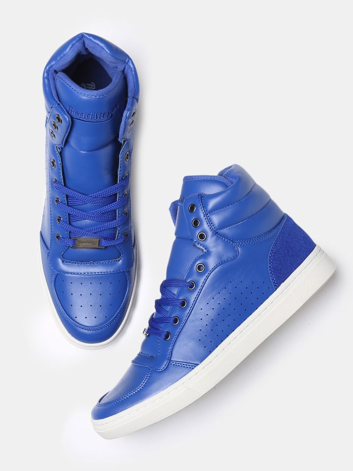 Roadster men blue sneakers discount