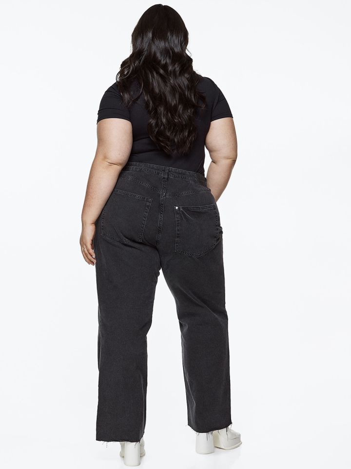 Curvy Fit Wide Ultra High Jeans