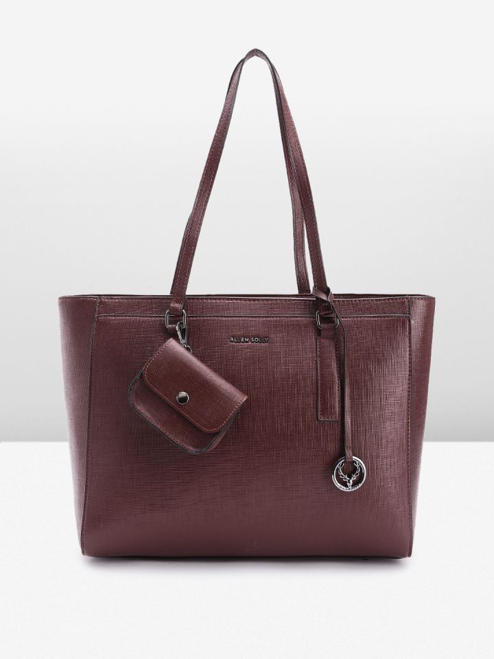 Allen solly navy outlet laptop bag