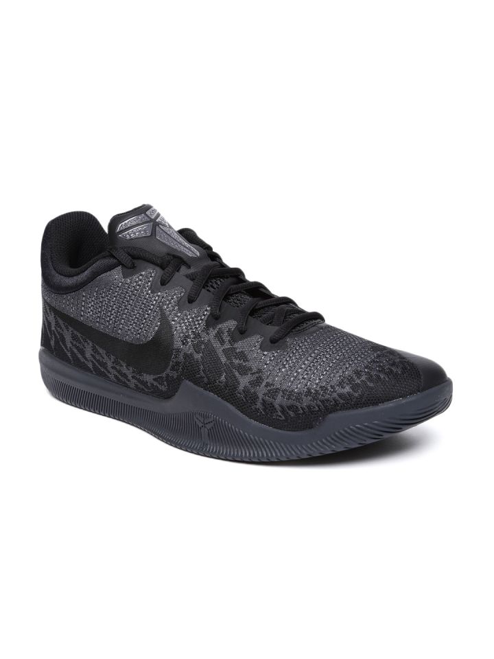 Buy Nike Men Grey Black MAMBA RAGE Basketball Shoes Sports