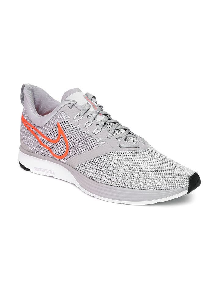 Nike zoom strike grey running shoes online