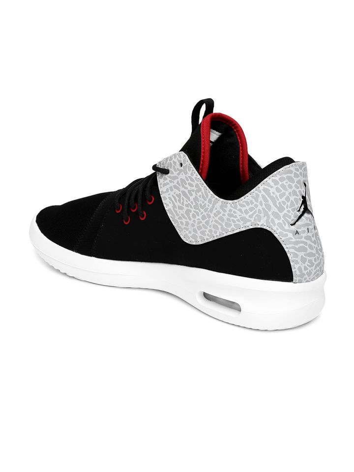 Nike Men Black Grey AIR JORDAN FIRST CLASS Basketball Shoes