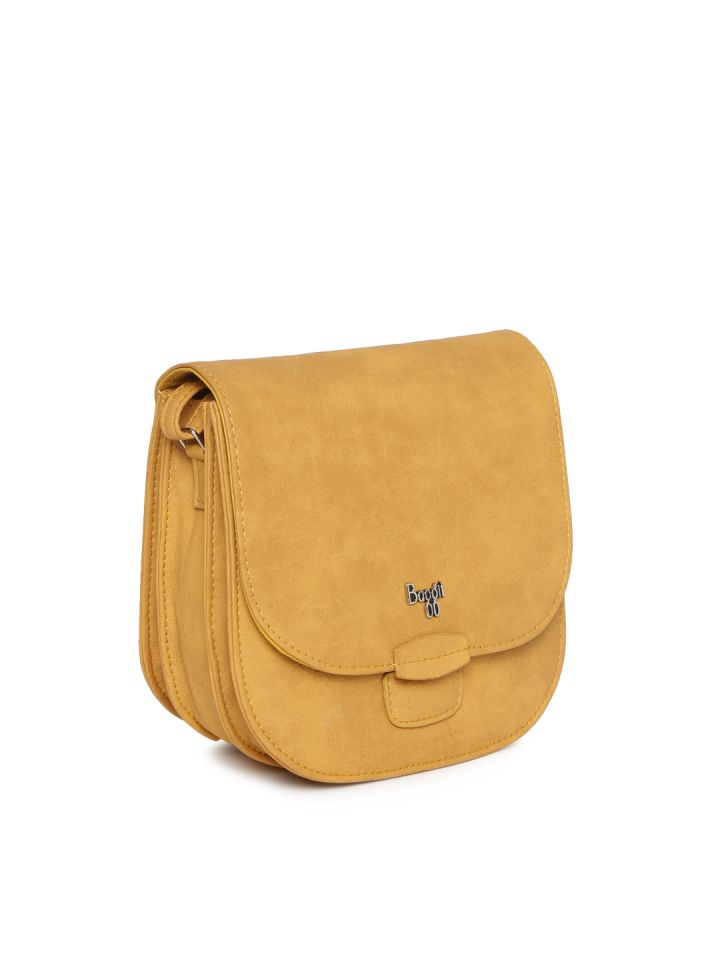Baggit mustard handbag outlet