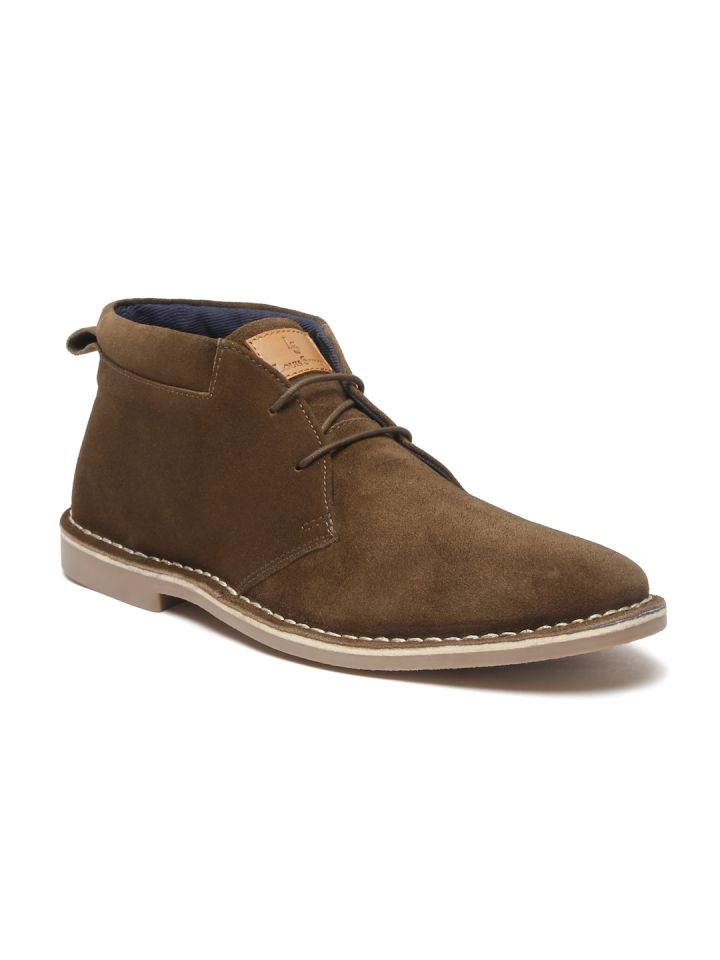 Mens brown hot sale desert boots