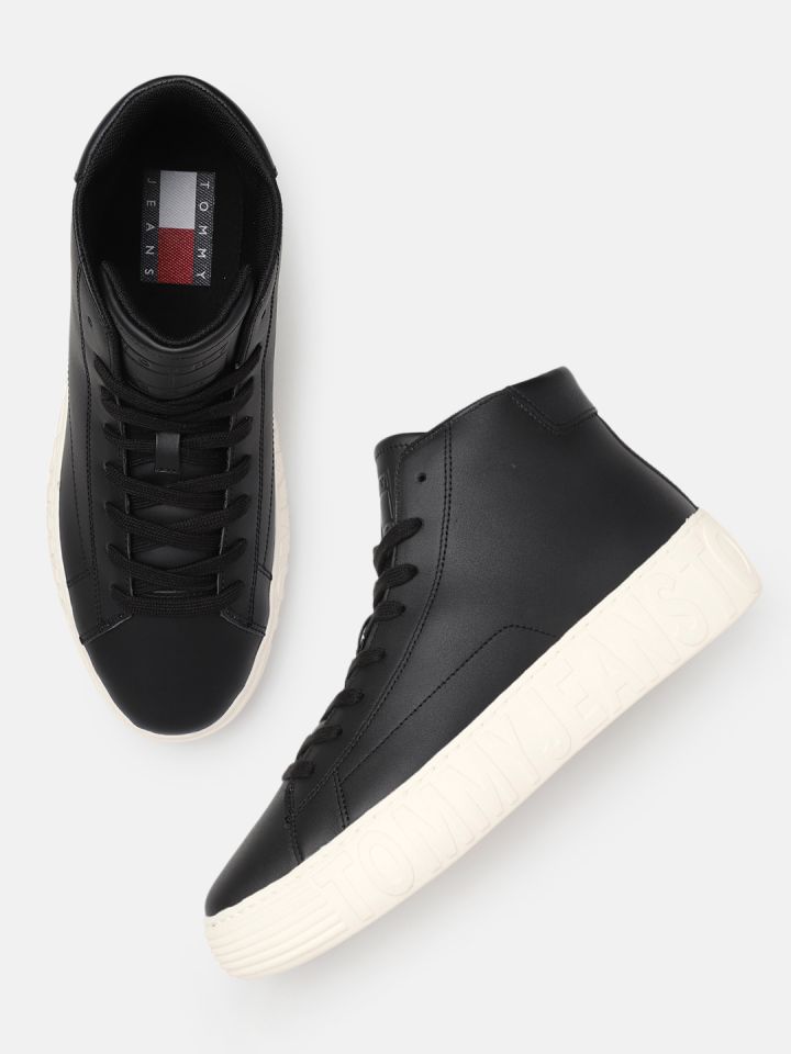 Tommy hilfiger mid top hotsell sneaker