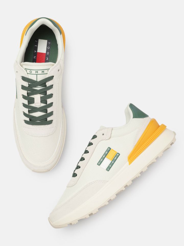 Tommy hilfiger yellow shoes with bow hotsell