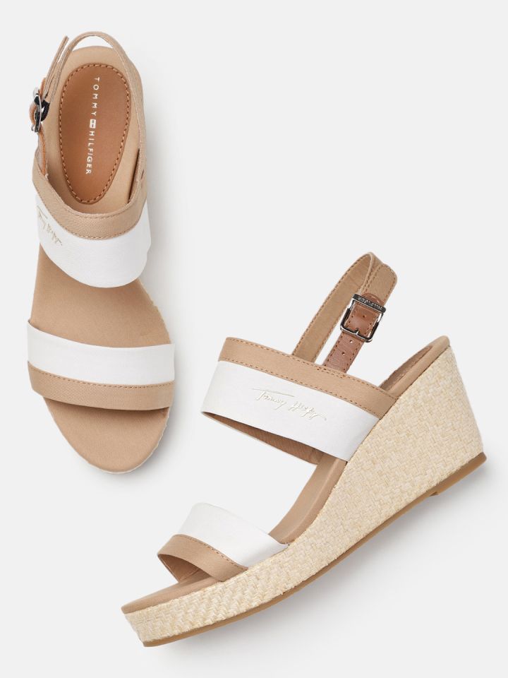 Tommy hilfiger 2025 peep toe wedge