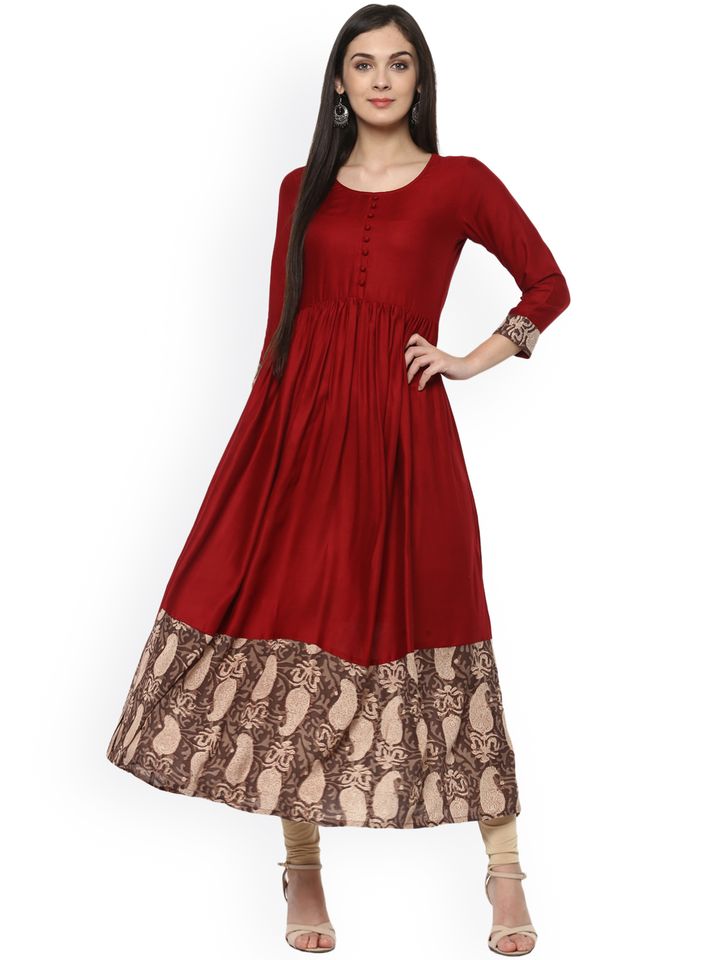 anarkali kurta myntra