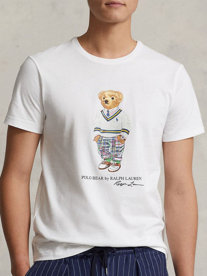 Men polo bear t shirt outlet