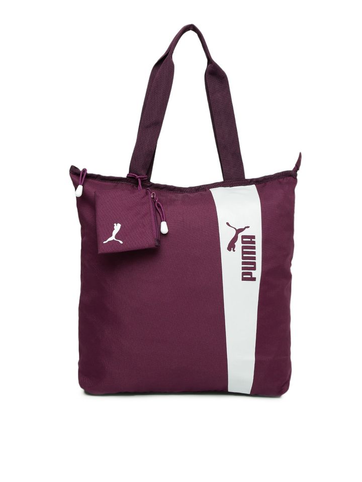 Puma tote bag purple clearance