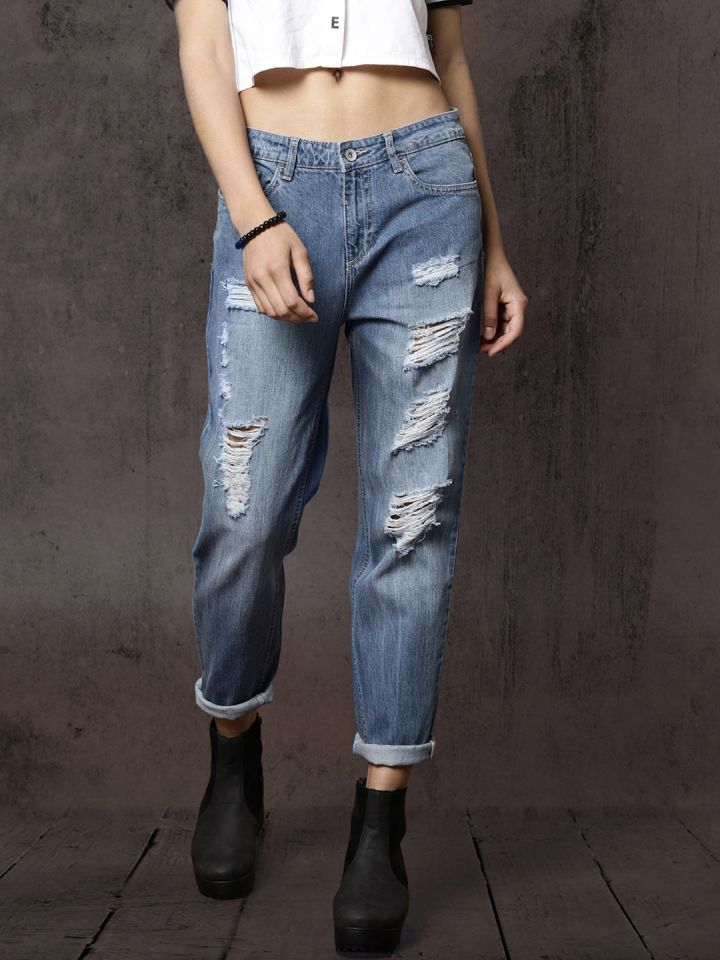 Boyfriend jeans on myntra