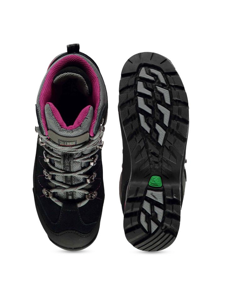 Buy Karrimor Women Charcoal Grey Leather High Top Hot Rock Walking