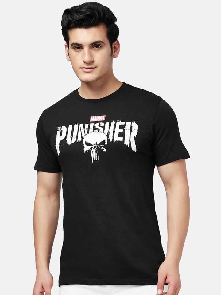 Punisher t shirt slim fit discount