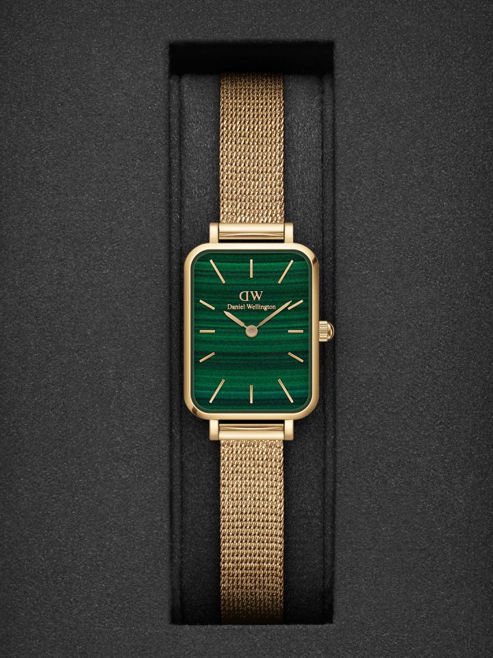 Daniel Wellington Quadro Women Dial Green 26mm Analogue Watch DW00100561