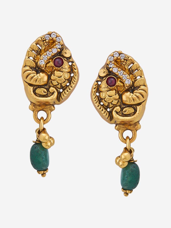 Silver earrings in malabar gold online