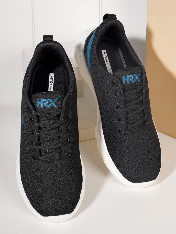 Buy HRX By Hrithik Roshan Men Black Blue Flyknit Mesh Marking