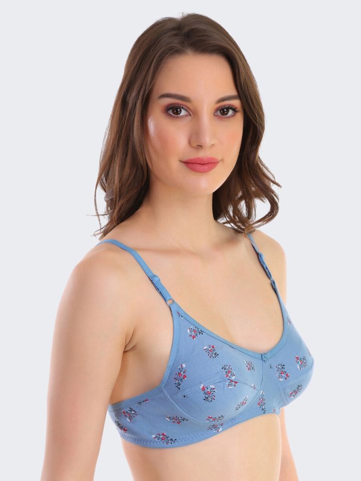 Pooja Ragenee Everyday Pure Cotton bra for Womens (Pack Of 3)