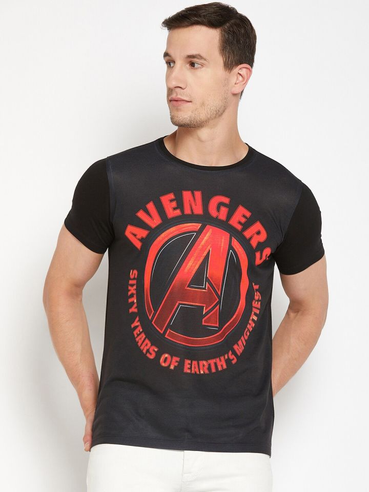 Avengers t shirt myntra hot sale