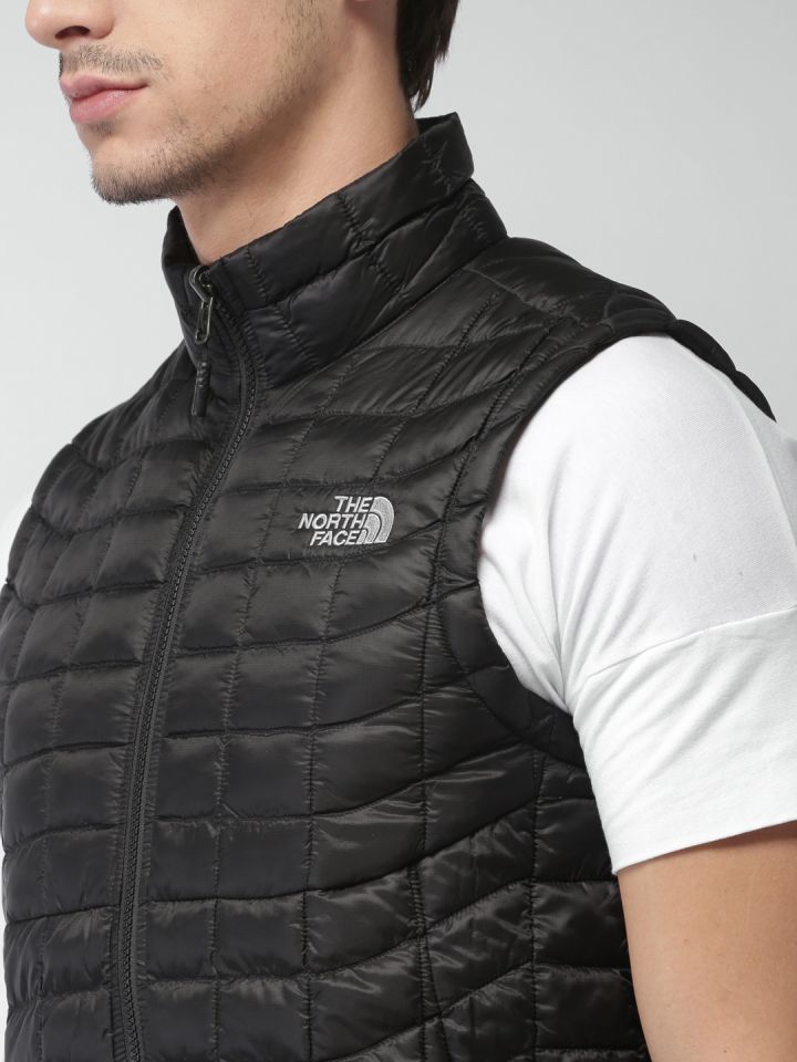 Buy The North Face Men Black Solid M T BALL VEST AP Quilted Jacket