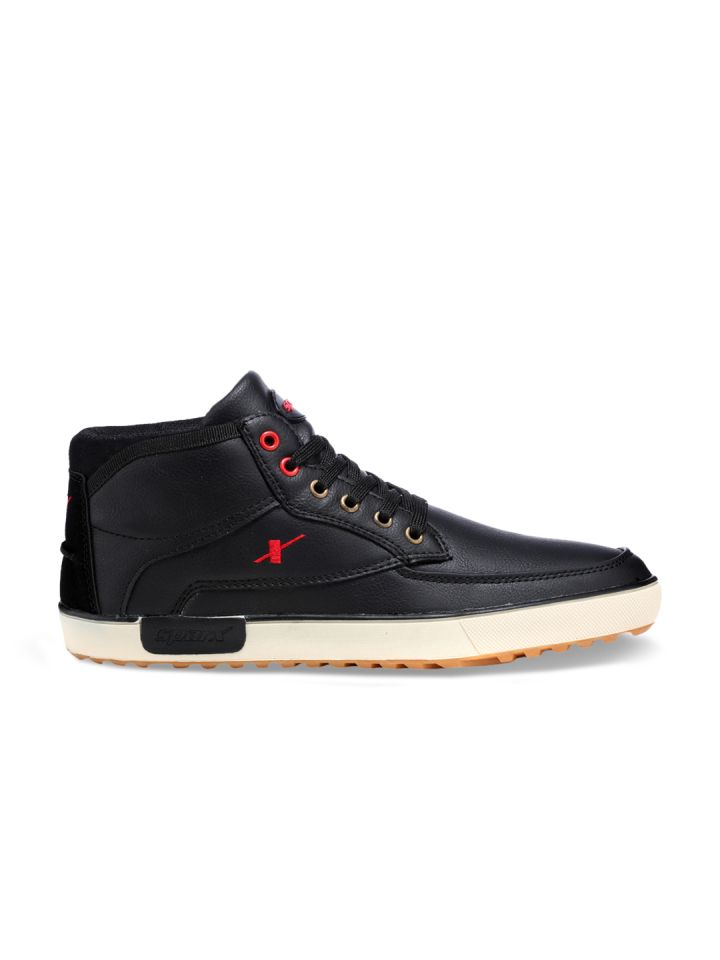 Sparx men clearance black sneakers