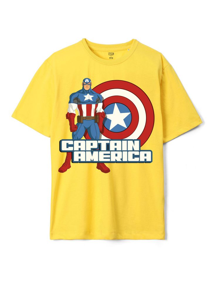 Captain america deals t shirt myntra