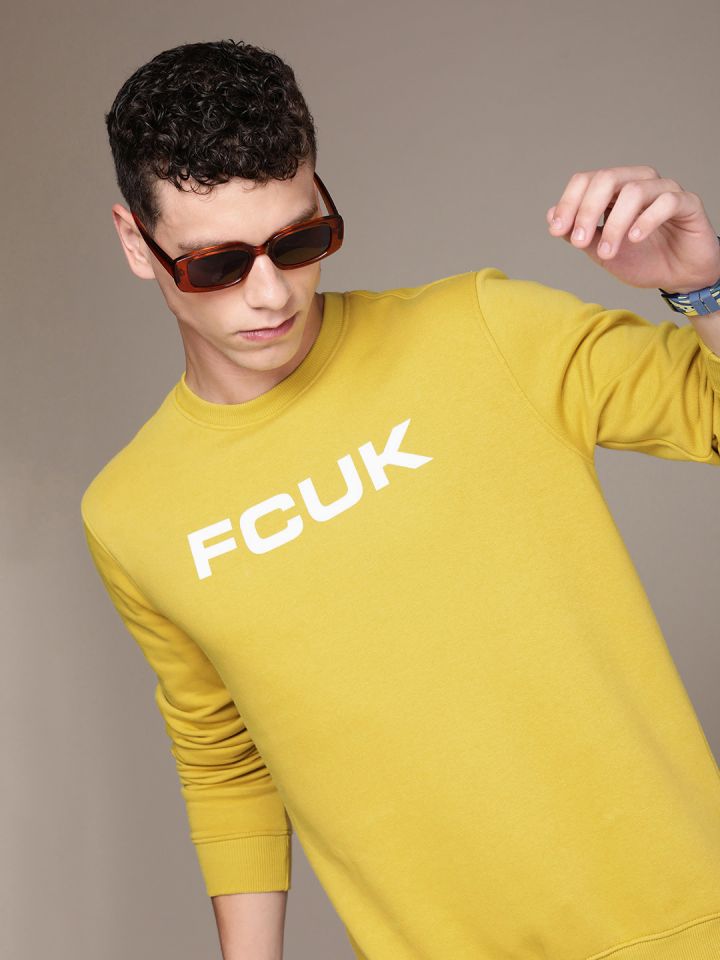 Buy FCUK Men Brand Logo Printed Sweatshirt Sweatshirts for Men 23362894 Myntra