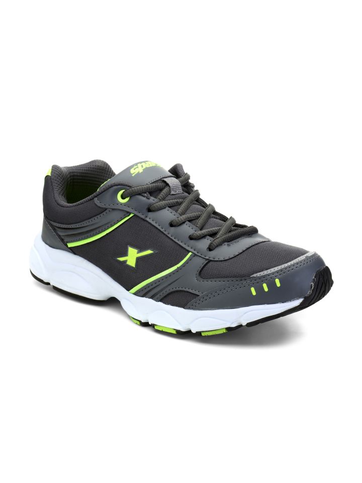 Sparx Men Grey \u0026 Green Running Shoes 