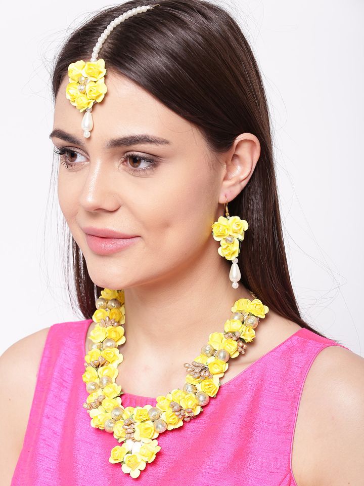 Flower top jewellery myntra