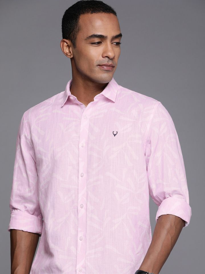 Allen solly linen discount shirts
