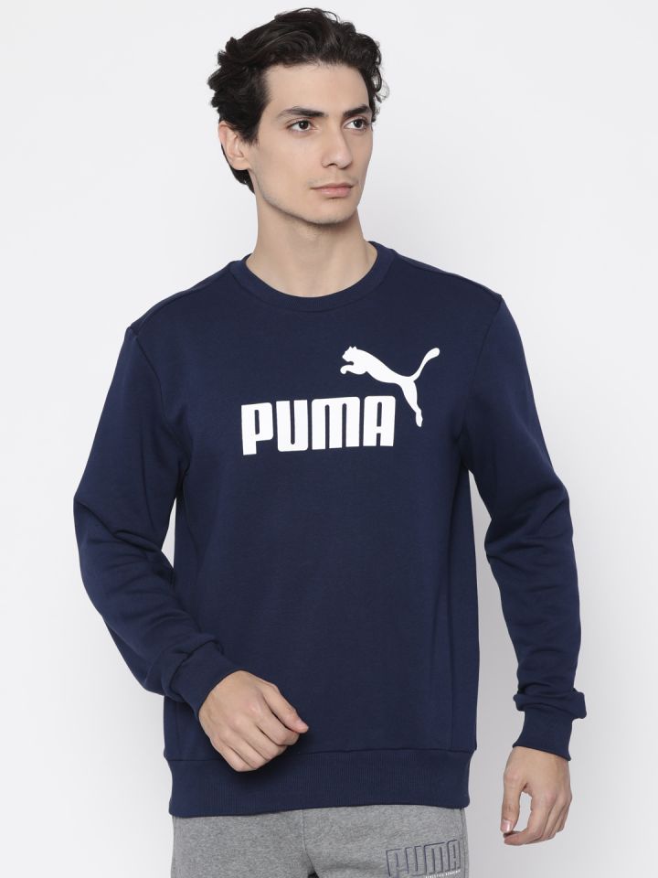 Puma full sleeve best sale printed men's sweatshirt