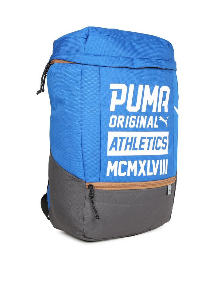 Puma Unisex Blue Printed Sole Backpack 