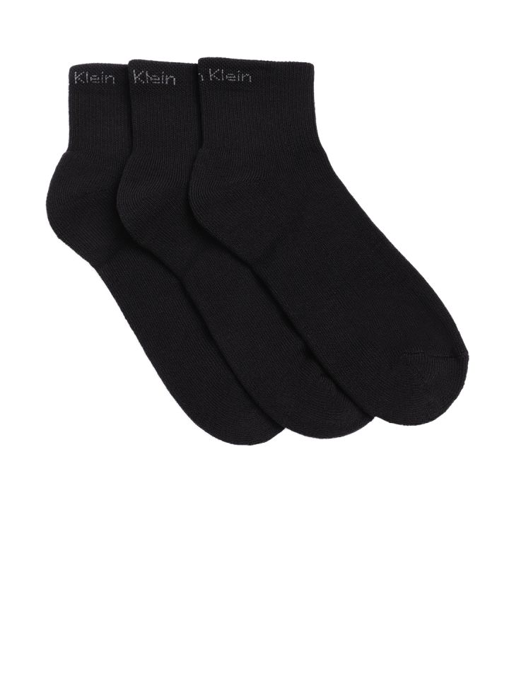 Buy Calvin Klein Men Pack Of 3 Ankle Length Socks Myntra