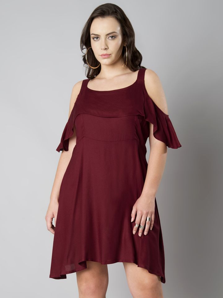Faballey maroon on sale dress