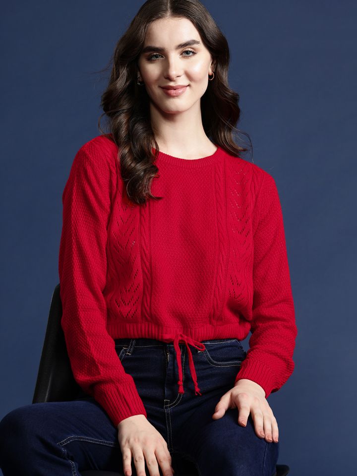 Ladies outlet sweaters myntra