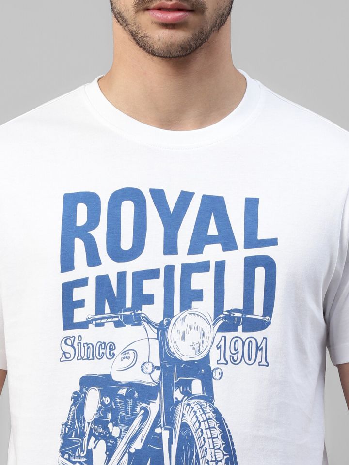 Royal enfield hotsell printed t shirt