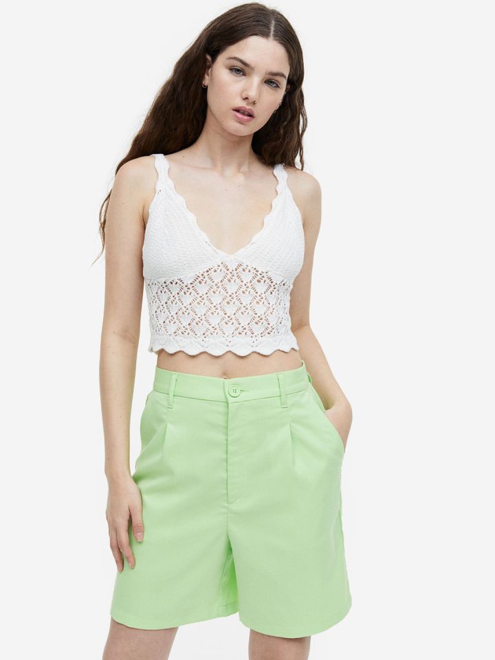 Buy H M Women Tailored Shorts Shorts for Women 23498732 Myntra