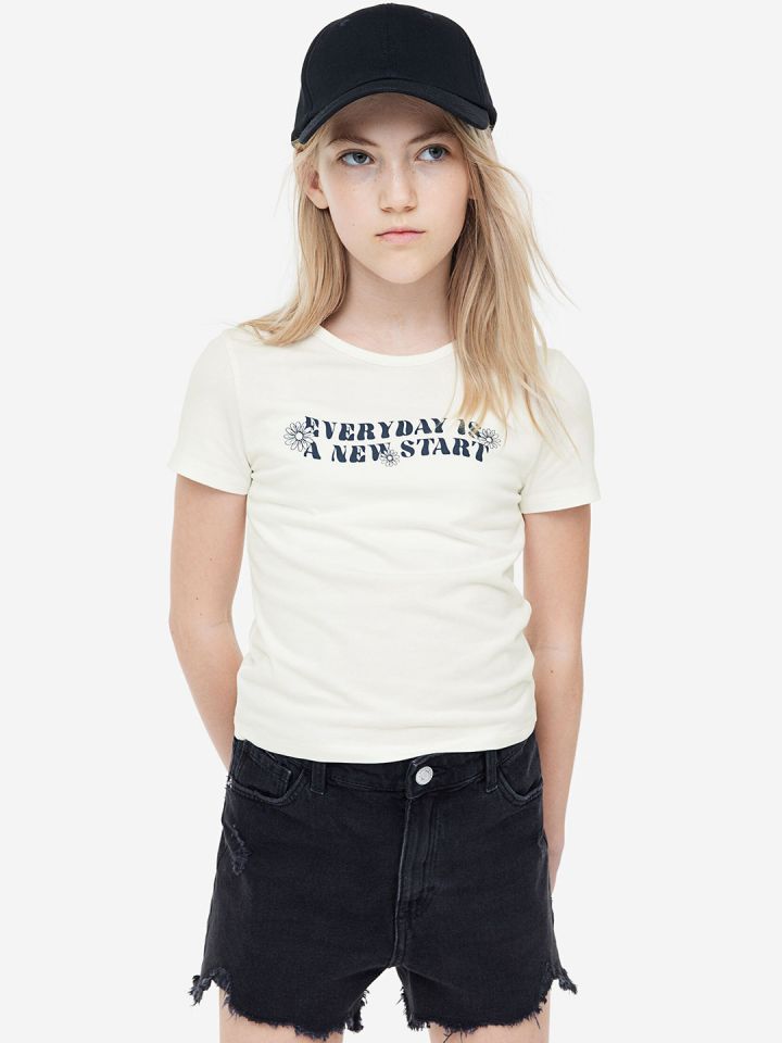 H&m girls sales t shirts