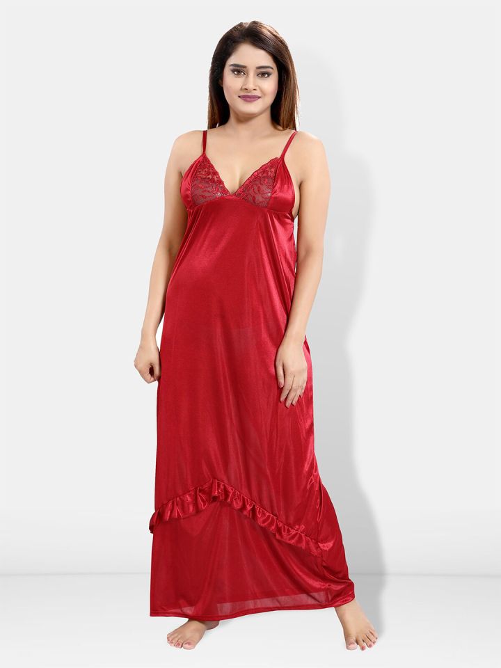 Myntra satin outlet nighty