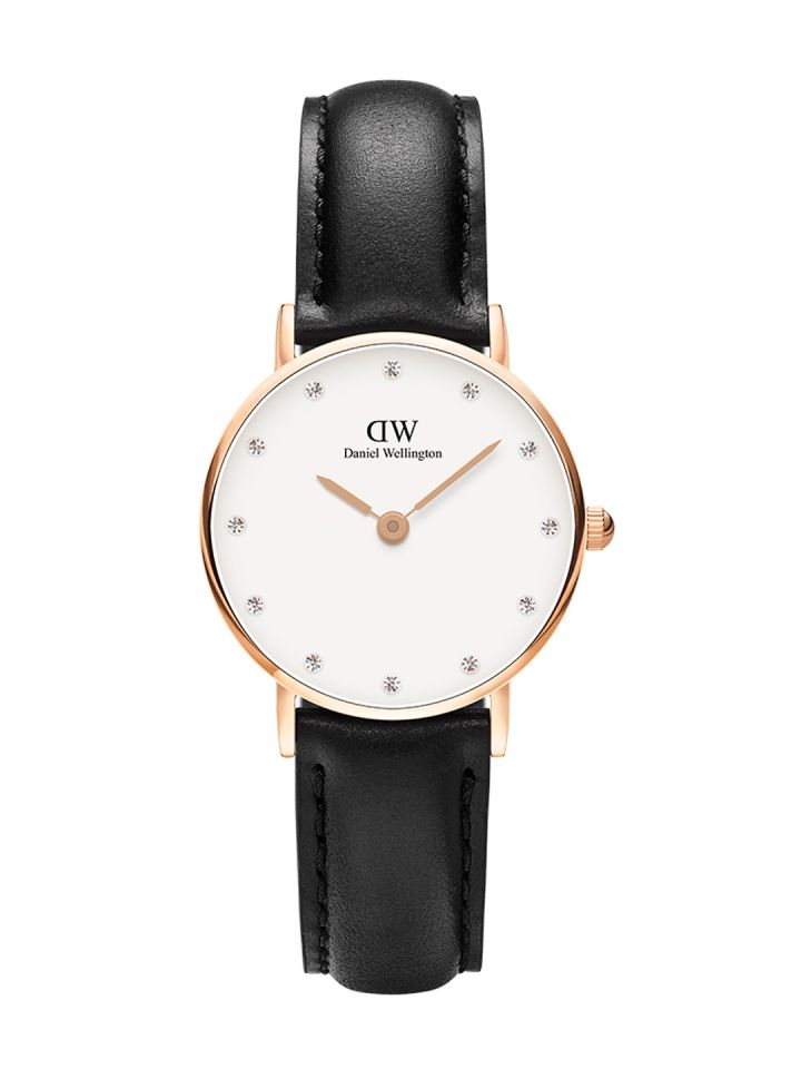 Buy Daniel Wellington Women White Classy Sheffield Rose Gold