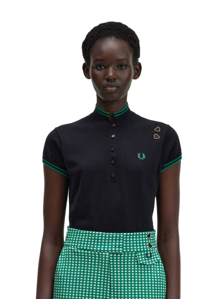 Fred perry discount polo checkered collar