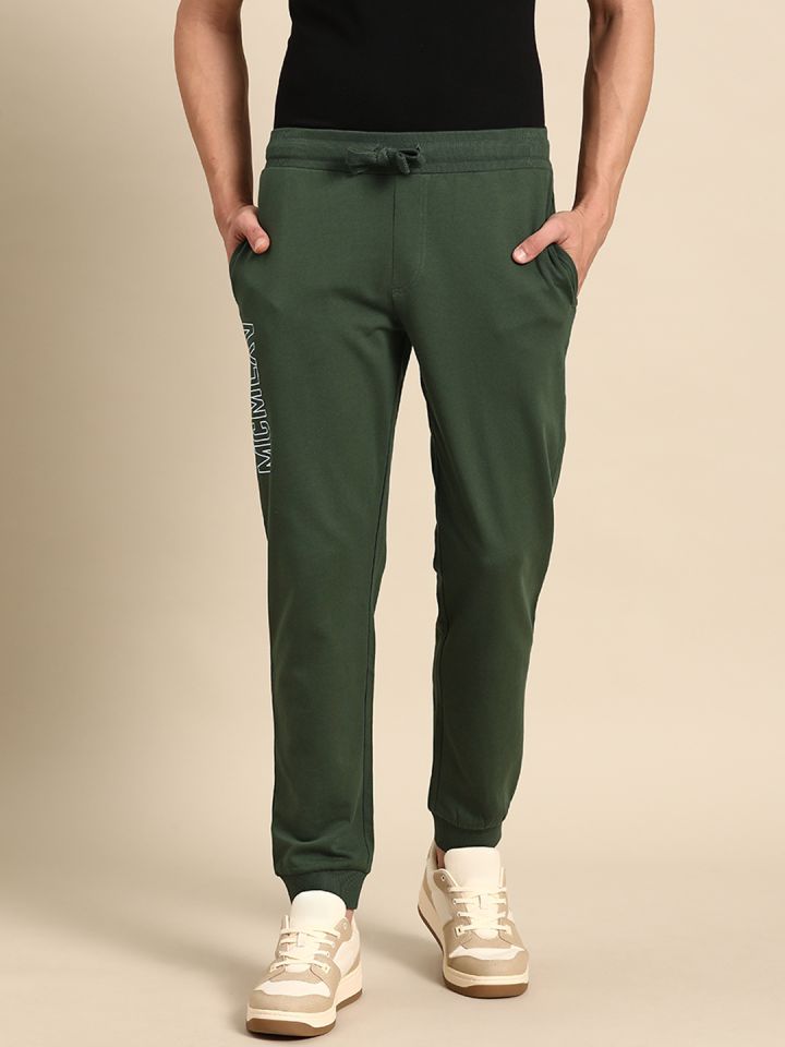 Green Hill Sweatpants with Printed Pockets. - Trendyol