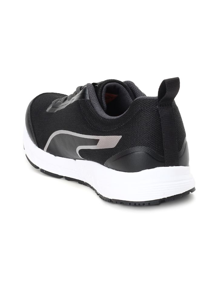 Puma Men Black Mesh Mid Top Running Shoes Rafter II
