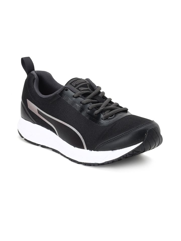 Buy Puma Men Black Mesh Mid Top Running Shoes Rafter II Sports